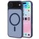 Mobiparts Hardcover iPhone Air MagSafe Plastique rigide Coque arrière - Satin Blue
