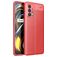 Mobigear Luxury Coque Realme GT Coque arrière en TPU Souple - Rouge
