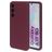 Mobiparts Coque Samsung Galaxy A35 Coque arrière en Silicone - Plum Red