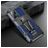 Mobigear Armor Stand Coque Samsung Galaxy A52 Coque arrière Rigide Anti-Chocs avec Support Amovible - Noir / Bleu