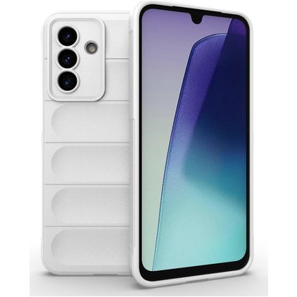 Mobigear Bumpy Coque Samsung Galaxy A17 Coque arrière en TPU Souple - Blanc