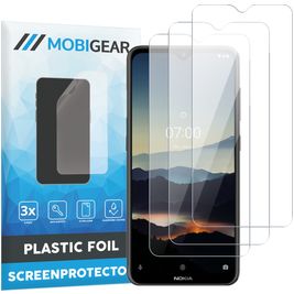 Mobigear Nokia 7.2 Protection d'écran Film - Compatible Coque (Lot de 3)