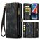Caseme 008 Housse iPhone 15 Etui avec Coque Détachable Porte-Monnaie - Noir