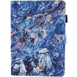 Mobigear Marble iPad 6 (2018) Étui - Bleu