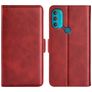 Mobigear Slim Magnet Housse Motorola Moto G71 5G Etui Porte-Monnaie - Rouge