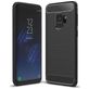 Mobigear Brushed Slim Coque Samsung Galaxy S9 Coque arrière en TPU Souple - Noir