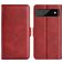 Mobigear Slim Magnet Housse Google Pixel 6a Etui Porte-Monnaie - Rouge