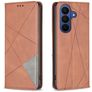 Mobigear Rhombus Slim Housse Samsung Galaxy A37 Etui - Marron