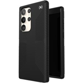 Speck Presidio2 Grip Coque Samsung Galaxy S23 Ultra Coque arrière Rigide Anti-Chocs - Noir
