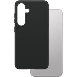 CARE by PanzerGlass Fashionable Coque Samsung Galaxy S25 Plus Coque arrière en Silicone - Noir