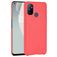 Mobigear Croco OnePlus Nord N100 Plastique rigide Coque arrière - Rouge
