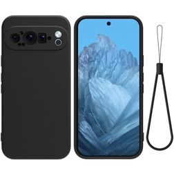 Mobigear Colors Coque Google Pixel 9 Pro Coque arrière en TPU Souple - Noir