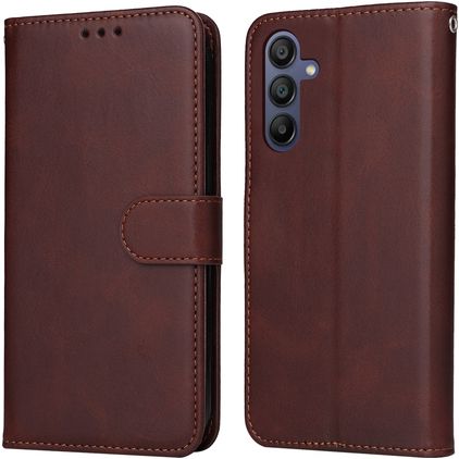 Mobigear Wallet Housse Samsung Galaxy A16 Etui Porte-Monnaie - Marron