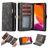 CaseMe 008 iPhone 11 Coque Étui 2en1 avec coque amovible Portefeuille - Noir