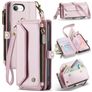 CaseMe C36 Housse iPhone 17e Etui Porte-Monnaie - Rose