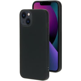 Mobiparts Coque iPhone 13 Coque arrière en Silicone - Noir Mobiparts Coque iPhone 13 Coque arrière en Silicone - Noir