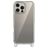 Mobigear Bungy iPhone 16 Pro Max Plastique rigide Coque arrière - Argent