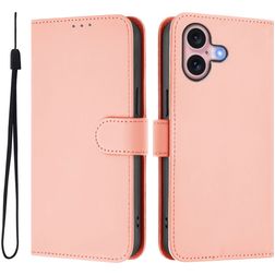 Mobigear Urban Wallet Housse iPhone 16 Etui Porte-Monnaie - Rose