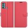 Mobigear Classic Motorola Moto G60 Étui Portefeuille - Rouge