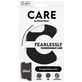 CARE by PanzerGlass Fashionable Coque iPhone 15 Pro Coque arrière en Silicone - Noir