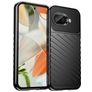 Mobigear Groove Housse Google Pixel 9a Etui en TPU Souple - Noir