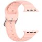 Mobigear Bumpy Bracelet Silicone Apple Watch Fermeture boucle ardillon - 49/46/45/44 mm - Rose