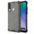 Mobigear Honeycomb Coque Huawei Y6p Coque arrière Rigide Anti-Chocs - Gris
