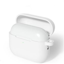 Mobigear Colors Coque Apple AirPods Pro 3 en Silicone Souple - Blanc