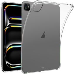 Mobigear Cushion Coque iPad Pro 11 Pouces (2024) Coque arrière en en TPU Souple - Transparent