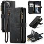 Caseme C30 Housse iPhone 14 Etui Porte-Monnaie - Noir