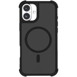 Mobigear Armor Shield Coque iPhone 16 MagSafe Coque arrière Rigide - Noir