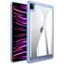 Mobigear Crystal Coque iPad Pro 11 Pouces (2020) Coque Arrière Rigide - Transparent / Bleu