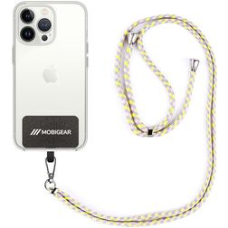 Mobigear Lanyard - Cordon de téléphone universel ajustable - Rose / Violet / Jaune
