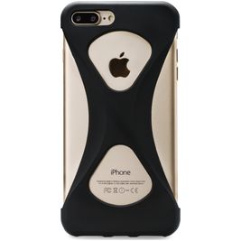 Xccess Grip Coque iPhone 7 Plus Coque arrière en Silicone - Noir Xccess Grip Coque iPhone 7 Plus Coque arrière en Silicone - Noir