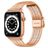 Mobigear Kopenhagen Bracelet Acier pour Apple Watch Fermeture à pince - 49/46/45/44 mm - Rose doré