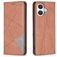 Mobigear Rhombus Slim Housse iPhone 17 Etui - Marron