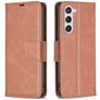 Mobigear Excellent Housse Samsung Galaxy S24 Etui Porte-Monnaie - Marron