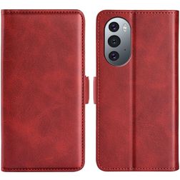 Mobigear Slim Magnet Housse Motorola Edge X30 Etui Porte-Monnaie - Rouge