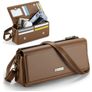 CaseMe ME30 Crossbody Sac téléphone - Large - Marron