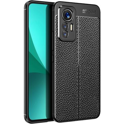 Mobigear Luxury Xiaomi 12 Lite TPU souple Coque arrière - Noir