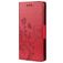 Mobigear Flowers Xiaomi Redmi Note 10 5G Étui Portefeuille - Rouge