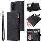 Mobigear Zipper Housse Samsung Galaxy S10 Lite Etui Porte-Monnaie - Noir