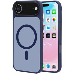 Mobiparts Hardcover Coque iPhone Air MagSafe Coque arrière Rigide - Satin Blue