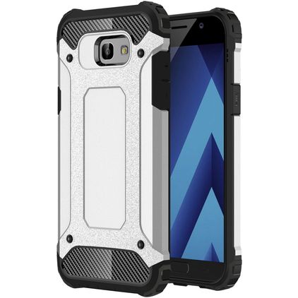 Mobigear Outdoor Coque Samsung Galaxy A5 (2017) Coque arrière Rigide Anti-Chocs - Argent
