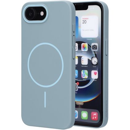 Mobiparts Slim Line Coque iPhone 17e MagSafe Coque arrière Rigide - Sage Green