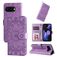 Mobigear Sunflower Housse Google Pixel 9a Etui Porte-Monnaie - Violet