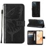 Mobigear Butterfly Housse Realme C31 Etui Porte-Monnaie - Noir
