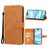 Mobigear Wallet iPhone 16 Étui Portefeuille - Marron