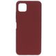Mobiparts Coque Samsung Galaxy A22 5G Coque arrière en Silicone - Plum Red