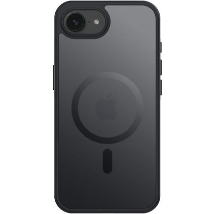 Valenta Frost MagSafe Coque iPhone 16e MagSafe Coque arrière Rigide - Noir